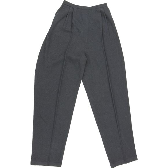 Vintage Don Sayres Wellmore Knit Navy Wool Slacks Deadstock Pants XS - Picture 1 of 3